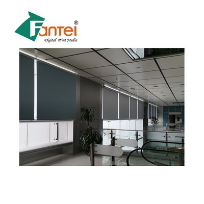 دو طرف 540GSM Blackout Blinds Fabric Material PVC مات چند لایه